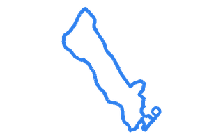Route shape for Route 4 at Chelmsford DTC (Witham)