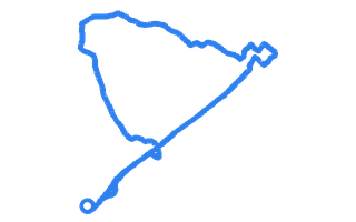 Route shape for Route 6 at Chelmsford DTC (Witham)