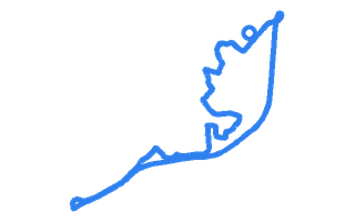 Route shape for Route 7 at Chelmsford DTC (Witham)