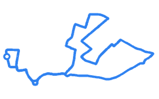 Route shape for Route 1 at Chelmsford (Hanbury Road) DTC