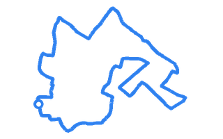 Route shape for Route 4 at Chelmsford (Hanbury Road) DTC