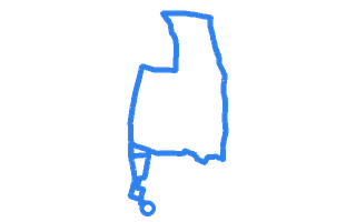 Route shape for Route 8 at Cheltenham DTC