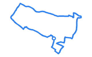 Route shape for Route 12 at Cheltenham DTC
