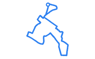 Route shape for Route 15 (NEW) at Cheltenham DTC