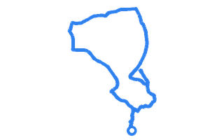 Route shape for Route 16 (NEW) at Chertsey DTC