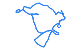 Route shape for Route 17 (NEW) at Chertsey DTC