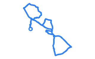 Route shape for Route 19 (NEW) at Chertsey DTC