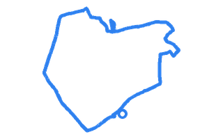 Route shape for Route 6 at Chester DTC