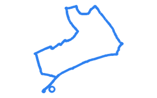 Route shape for Route 8 at Chester DTC
