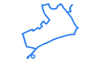 Route shape for Route 12 at Chester DTC