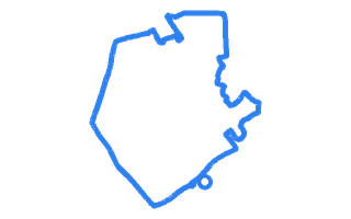 Route shape for Route 13 at Chester DTC