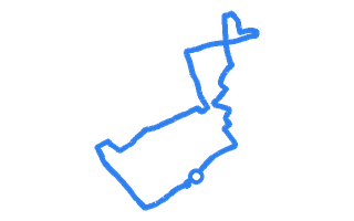 Route shape for Route 17 (NEW) at Chester DTC