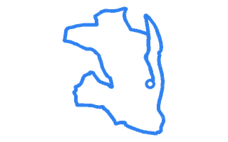 Route shape for Route 6 at Chesterfield DTC
