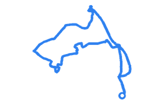 Route shape for Route 7 at Chesterfield DTC