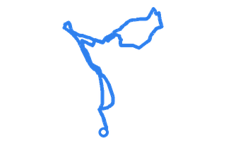 Route shape for Route 9 at Chesterfield DTC