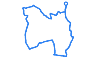 Route shape for Route 10 at Chesterfield DTC