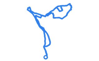 Route shape for Route 11 at Chesterfield DTC