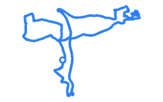 Route shape for Route 14 at Chesterfield DTC
