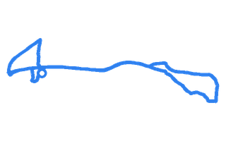 Route shape for Route 3 at Chichester DTC