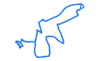Route shape for Route 4 at Chichester DTC