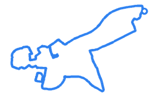 Route shape for Route 7 at Chichester DTC