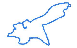 Route shape for Route 8 at Chichester DTC