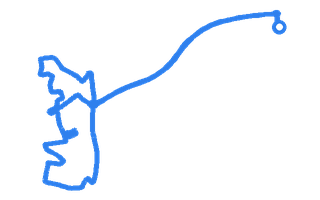 Route shape for Route 10 at Chichester DTC
