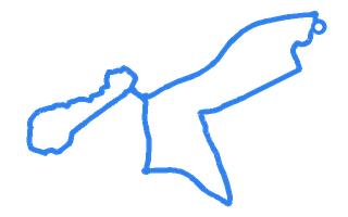 Route shape for Route 13 at Chichester DTC