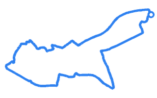 Route shape for Route 14 at Chichester DTC