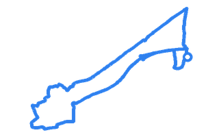 Route shape for Route 15 at Chichester DTC
