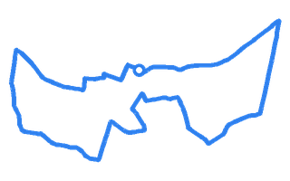 Route shape for Route 4 at Chingford (London) DTC