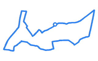 Route shape for Route 5 at Chingford (London) DTC