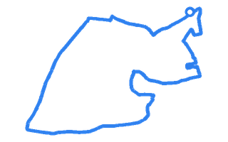 Route shape for Route 6 at Chingford (London) DTC