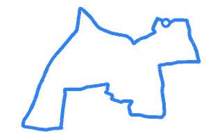 Route shape for Route 8 at Chingford (London) DTC