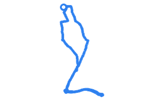 Route shape for Route 11 at Chingford (London) DTC