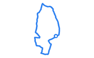 Route shape for Route 14 at Chingford (London) DTC