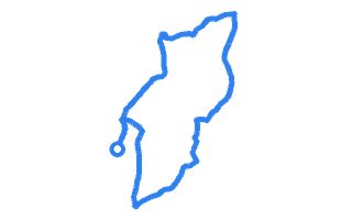 Route shape for Route 1 at Chippenham DTC