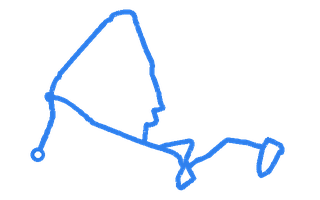 Route shape for Route 2 at Chippenham DTC