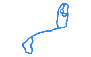 Route shape for Route 4 at Chippenham DTC