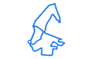 Route shape for Route 10 at Chippenham DTC