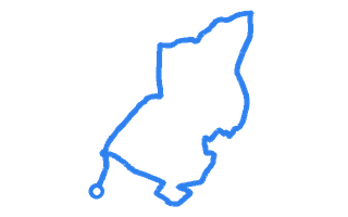 Route shape for Route 13 at Chippenham DTC