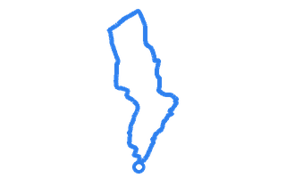 Route shape for Route 1 at Clacton-on-Sea DTC