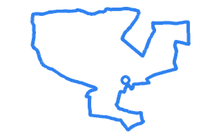 Route shape for Route 7 at Clacton-on-Sea DTC