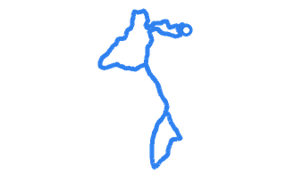Route shape for Route 2 (NEW) at Colchester DTC