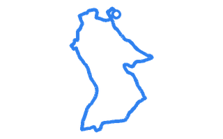 Route shape for Route 8 at Colchester DTC