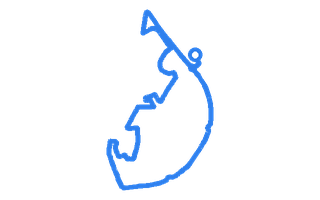 Route shape for Route 1 at Coleraine DTC