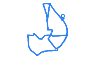 Route shape for Route 3 at Coleraine DTC
