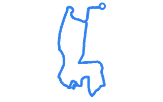 Route shape for Route 2 at Coventry DTC