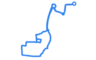 Route shape for Route 15 (NEW) at Coventry DTC