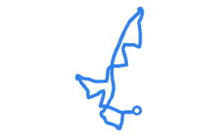Route shape for Route 20 (NEW) at Coventry DTC
